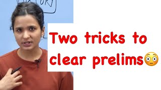 Two simple tricks to clear prelims 😳| Shruti Sharma|AIR 1 |CSE’21 |2nd ATTEMPT