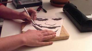 Airbrush stencil howto