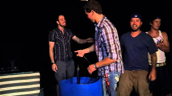 Daves epic keg stand fail  @:59 sec