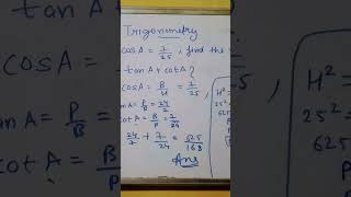 most imp trigonometry questions #exam #education #shorts