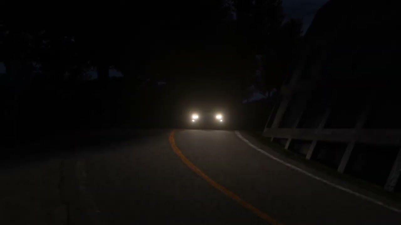 Honda NSX on Tsukuba Inbound at NIGHT
