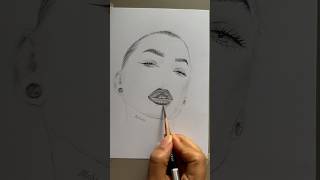 Step-by-Step Lip Drawing Tutorial: Mastering the Art of Lips #shorst #sketch #shorst