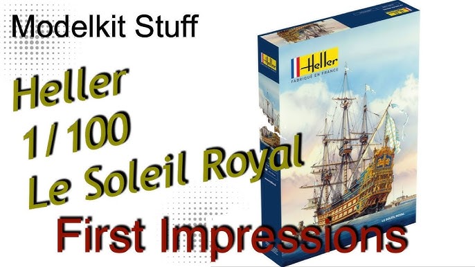 Unboxing new Soleil Royal scale model kit - Artesania Latina ref. 22904 