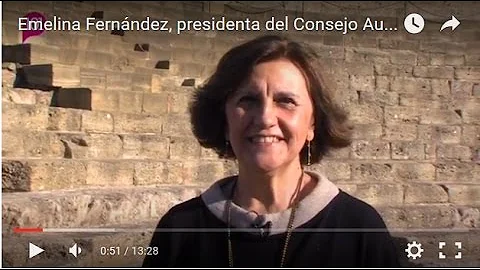 Emelina Fernndez, presidenta del Consejo Audiovisu...