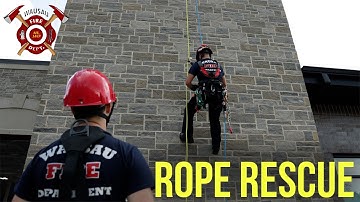 Technical Rope Rescue Training | Wausau Fire Dept.