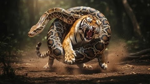 Burmese Python: "The Dangerous Giant Snake of Southeast Asia”#animal #wildlife#python&tiger 