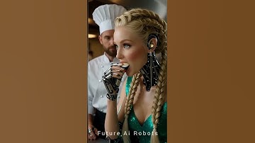 🍣 Stunning Robot Girl Surprises Chef with Sushi Bite! #FutureAI #Robotics
