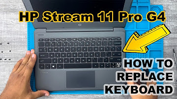 How To Replace Keyboard HP STREAM 11 pro G4 - WcRepairTech #howtomake #howtoreplace #keyboard