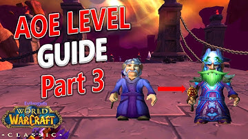 WoW Classic - How to AOE Level a Mage FAST! Alliance 22-32