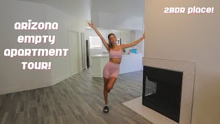 Empty apartment tour! Arizona apartment living! Moving vlog #2