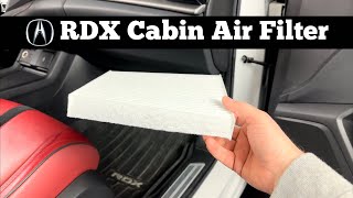 2019  2021 Acura RDX Cabin Air filter Replacement  How To Change or Replace A/C AC Filter Location
