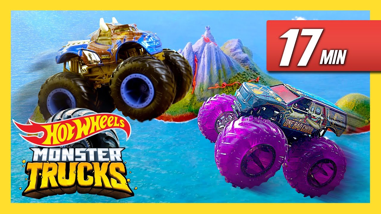 Hot Wheels Monster Trucks Smash Race Challenge One Size