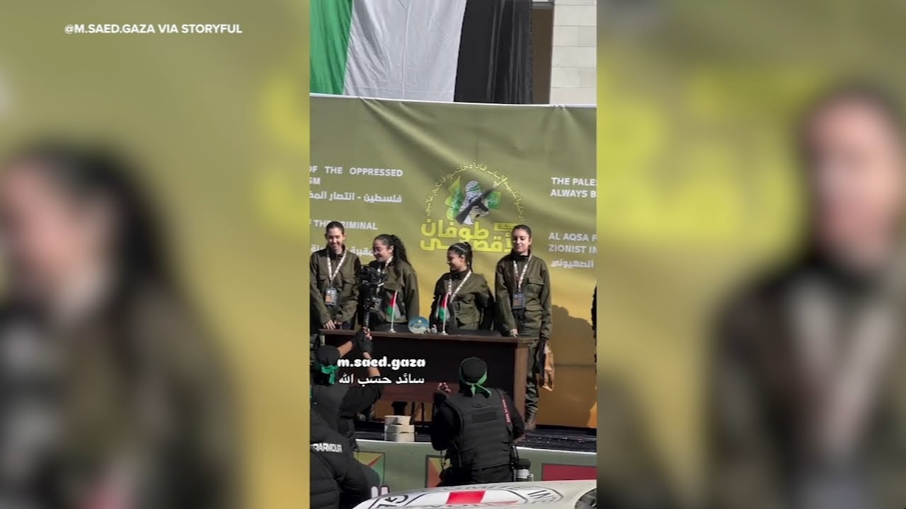 Hamas frees 4 female Israeli soldiers as part of the Gaza ceasefire ...