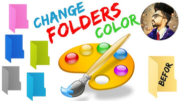 how to change folder color in windows 10,8,7 | technical mouna bhai