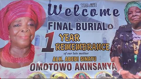 FINAL BURIAL & 1 YEAR REMEMBERANCE OF MC OLUOMO'S MOTHER