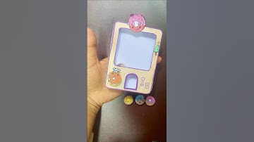 🍩✨ DIY Donut Vending Machine Paper Craft ✂️🎨 #diy #diycrafts #art #craftymestudio