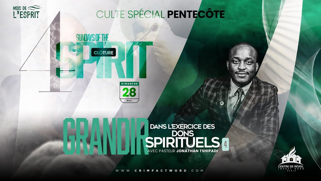 Grandir dans l'exercice des dons spirituels 4 | Pasteur Jonathan TSHIPADI | SUNDAY OF THE SPIRIT