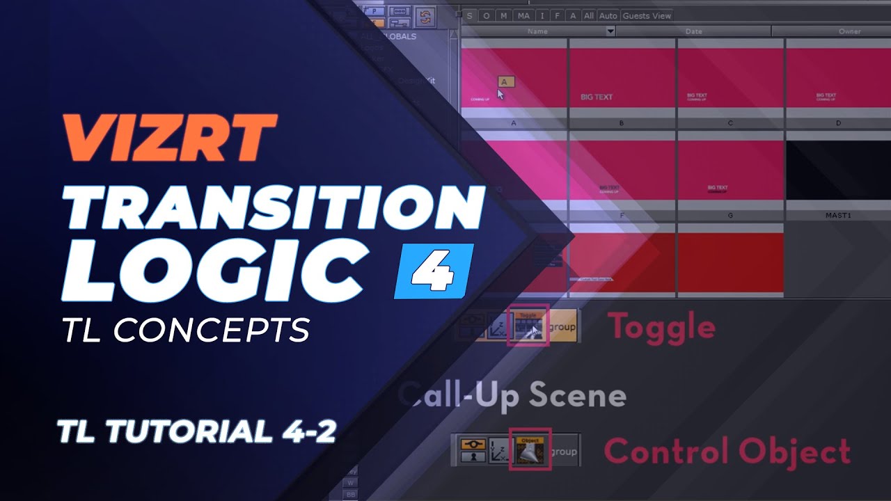 Vizrt Advanced Transition Logic Tutorial 4 -2 - YouTube