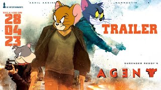 Agent Trailer in Tom and jerry version l Akhil Akkineni l Mammootty l Surendar l Hadi'z vlog l