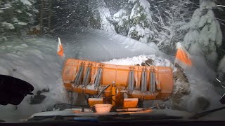 ❄️Snow removal of extremely wet snow in Austrian Alps #asmr