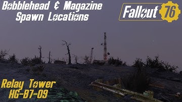 Fallout 76 Bobblehead & Magazine Spawn Locations - Relay Tower HG-B7-09