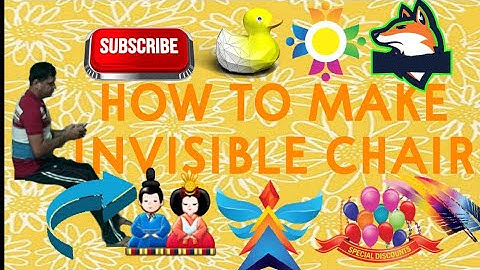 #invisiblechair #disappearchair #kinemaster  HOW TO MAKE INVISIBLE CHAIR OR DISAPPEARED CHAIR