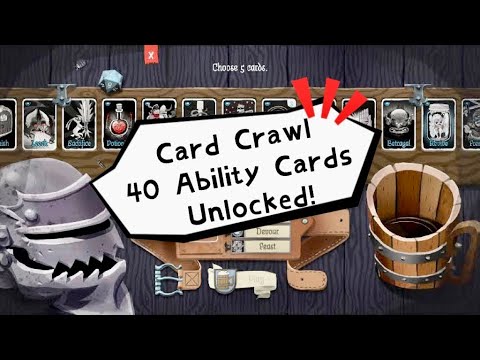 Card Crawl: 40 Ability Cards Unlocked!