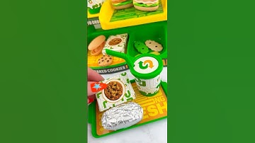 Mini SUBWAY Sandwich & Soda Maker Playset Satisfying Video ASMR! 🥪 #shorts #mini #asmr