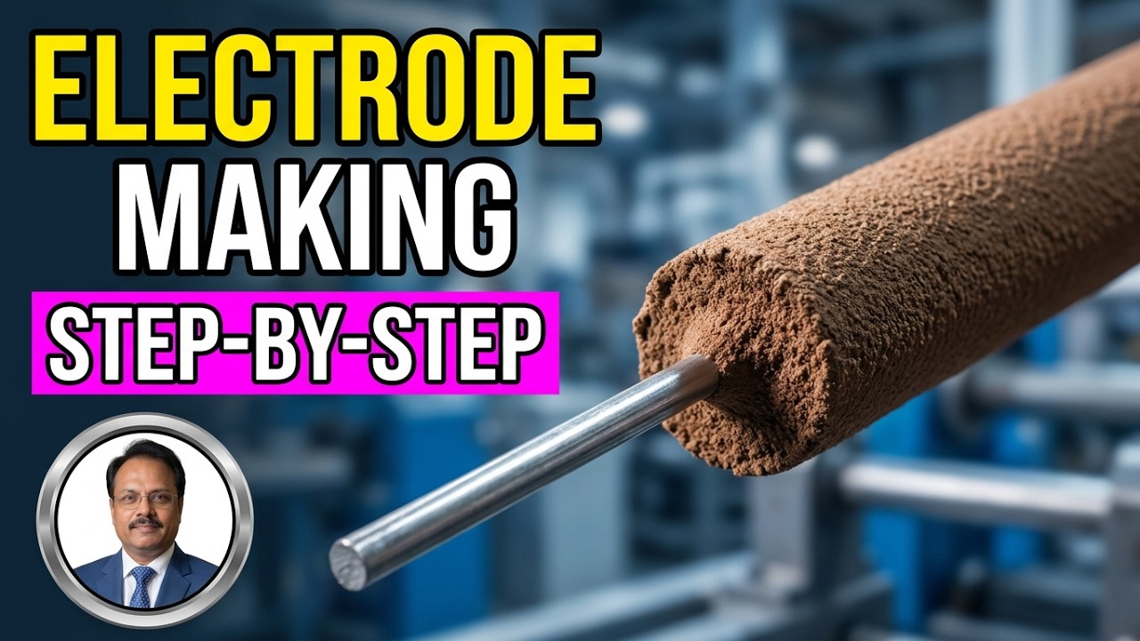 Electrode Process Basic Step Welding Electrodes Step- by -Step Manufacturing Process - YouTube