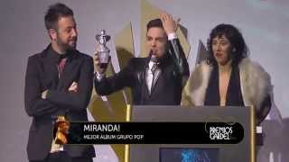 Miranda! Gana Premio Gardel "Mejor Álbum Pop"