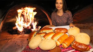 Готовлю ДОМАШНИЙ ХЛЕБ В ПЕЧИ, в деревне, мой максимальный уровень уюта)