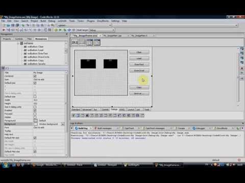 PART 1: C++ GUI - Drawing, Copying in the clipboard and Saving image with wxWidgets and CodeBlocks