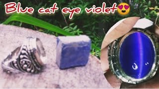 BARU KALI INI gosok bongkahan batu mata kucing Alhamdulillah hasilnya bagus#batuakik#catseye#bacan