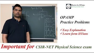 Important questions from OPAMP 👉🏻Op-Amp (Operational Amplifier) Practice Problems 👉🏻Target CSIR NET