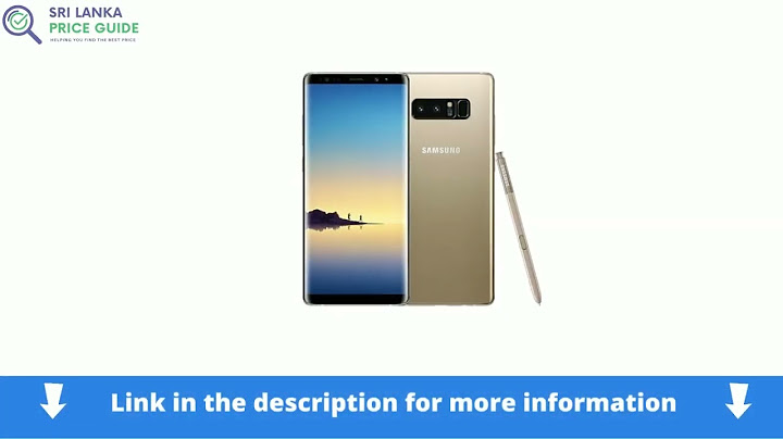 Samsung note 8 price in sri lanka