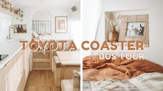 1992 Toyota Coaster Bus Tour | Off-Grid Set Up