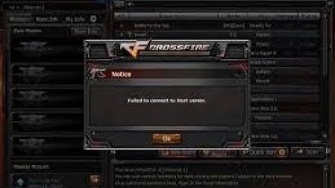 الحل النهائي لمشكلة Failed to Connect to Host Server في كروس فير بكول سهوله