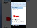 Flat Shoes Emoji in Ms Word #shorts  #msword #msoffice #tricks #msofficeword #youtubeshorts
