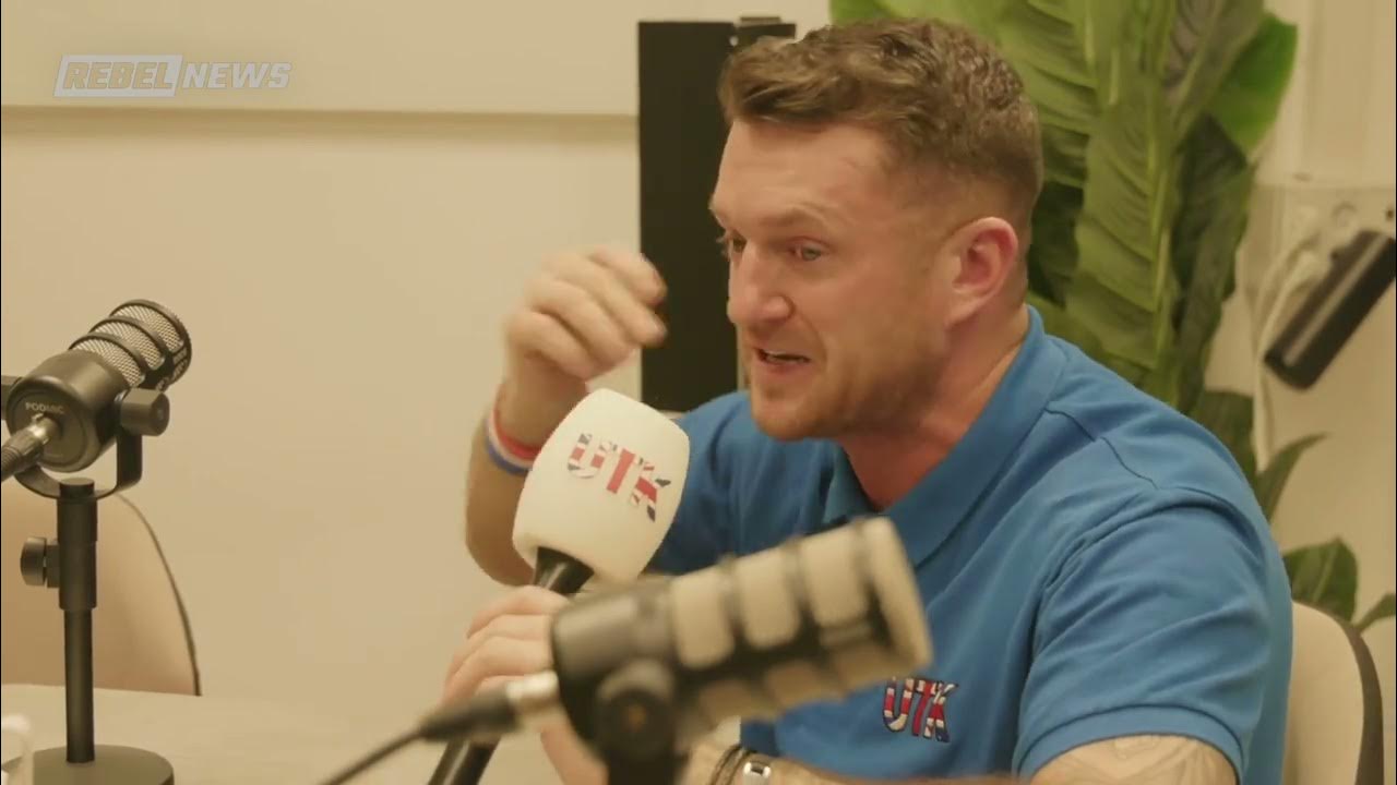 Tommy Robinson BREAKS DOWN after watching unseen Oct 7 footage