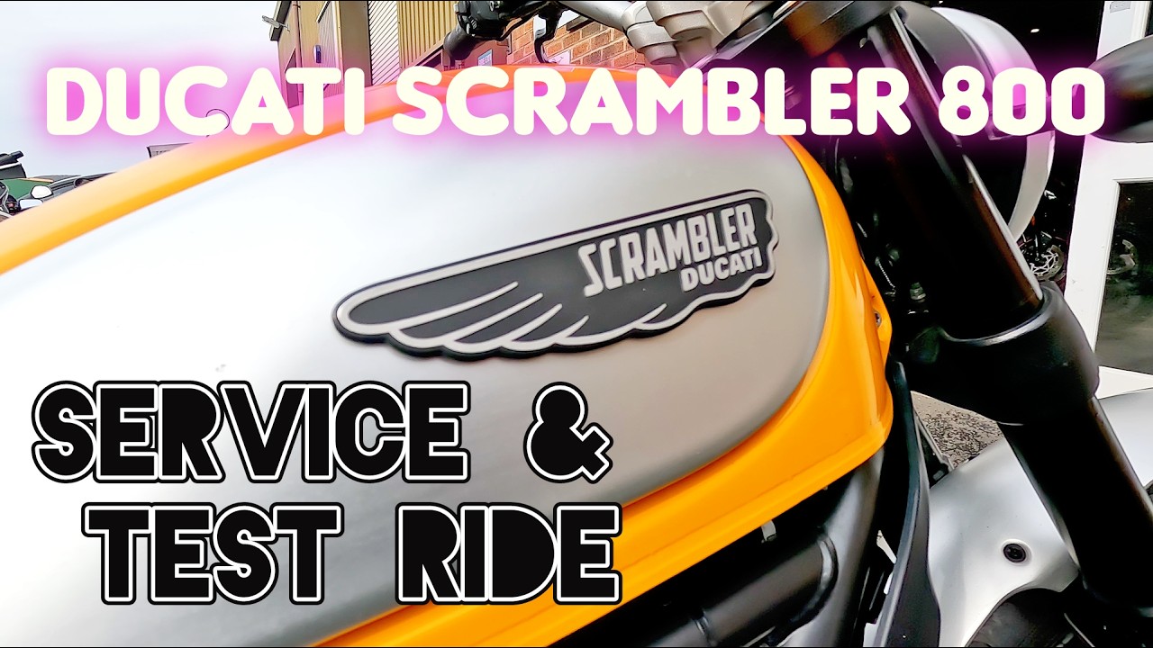 Workshop video! Watch as we service a Ducati Scrambler 800 at Roadrunner Motorcycles, Stroud on Youtube!
