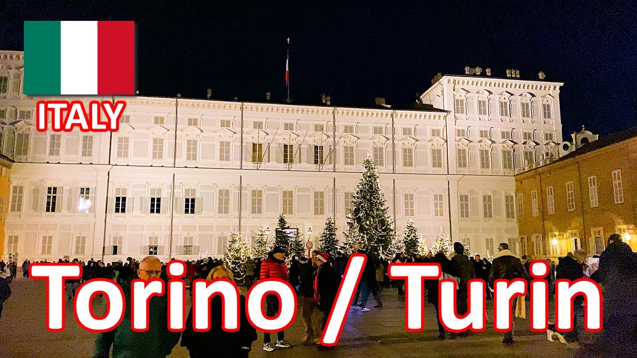 Torino 4K Italia 🇮🇹 La magia del Natale City Tour | Walk | VLOG