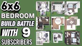 30K BEDROOM BUILD BATTLE IN BLOXBURG