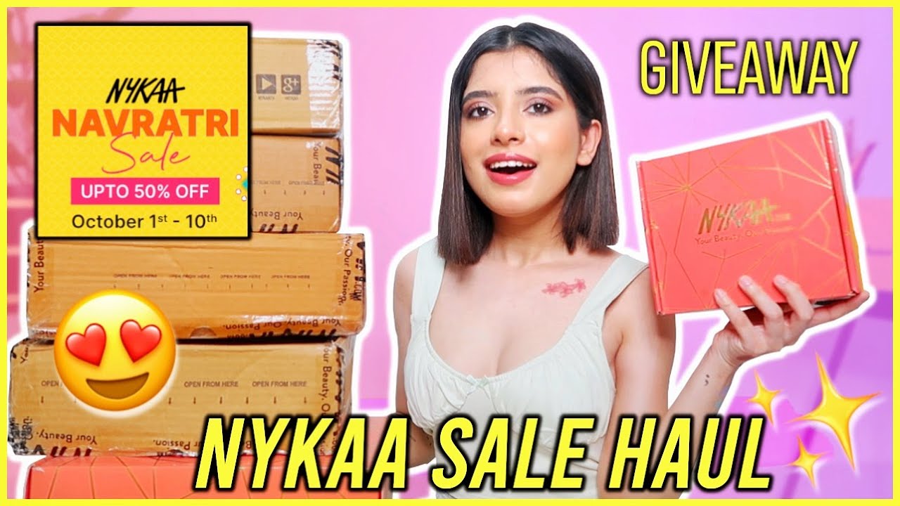 *HUGE* Nykaa SALE Haul😍 Upto 50% Off | Anindita Chakravarty