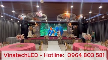 Lắp đặt màn hình LED cong P3 cho Trung tâm Tiệc cưới Trống đồng Palace Nam Định