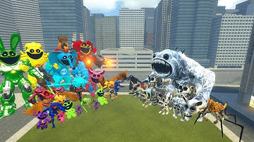 All Zoonomaly Monsters Vs All Smiling Critters Poppy Playtime Chapter 3 Monsters In Garry