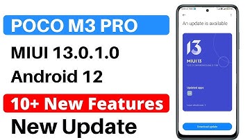 Poco M3 Pro MIUI 13 - Android 12 Update | New Control Center | New Features | Poco M3 Pro New Update