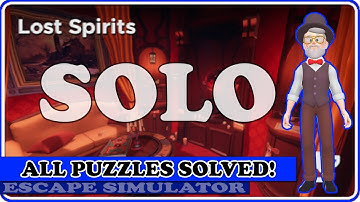 LOST SPIRITS (All Puzzles Solved!) in Escape Simulator | Full Commentary & Walkthrough!