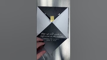 Make some popup stairs with me #papercraft #bespoke #invitation #gala