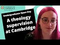 A theology supervision at cambridge