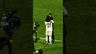 Michael Artéta X Brahim Diaz Après Le Match